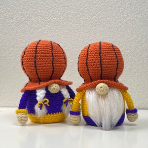 Crochet Amigurumi Basketball Gnome Pattern PDF Instuctions image 5