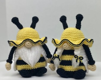 Crochet Pattern, Gnome Amigurumi Bee Pattern, Crochet Amigurumi Pattern, Handmade Decoration Gift Instructions