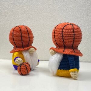 Crochet Amigurumi Basketball Gnome Pattern PDF Instuctions image 4