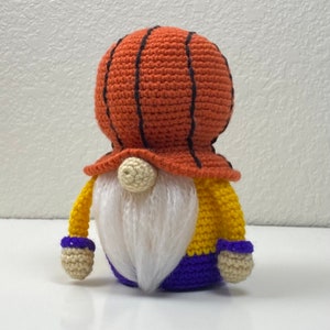 Crochet Amigurumi Basketball Gnome Pattern PDF Instuctions image 8