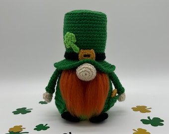 St. Patrick's Day Crochet Pattern - Gnome Leprechaun