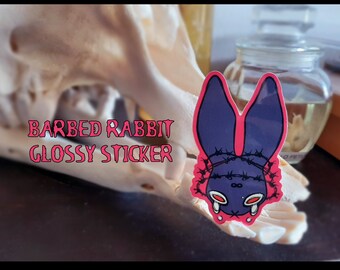 Barbed Rabbit Sticker