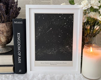 Digitale print - Falling Through Worlds Fireheart Astronomy - 8,5 x 11 inch