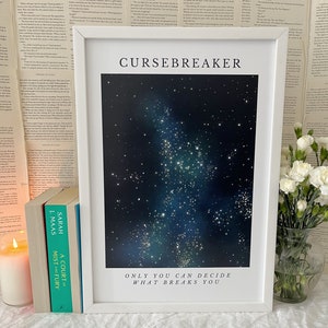 Large Feyre Cursebreaker ACOTAR Inspired Print - 13x19in