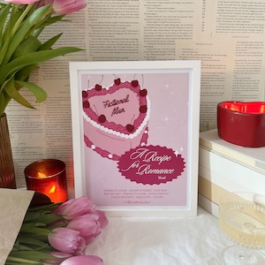 A Recipe For Romance Print - 8.5x11in