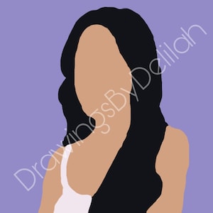 Digital Drawing Olivia Rodrigo Downloadable Artwork