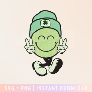 Lucky Charm Retro Clover SVG - Out here looking like a SVG - St Patricks svg - Shamrock Shirt - Commercial Use, Digital File