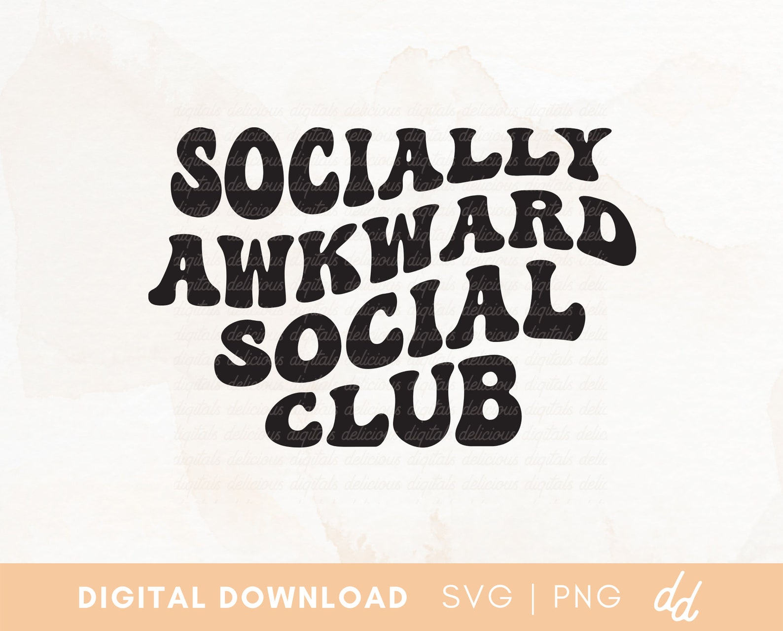 Socially Awkward Club SVG Cut File Selectively Social Svg - Etsy
