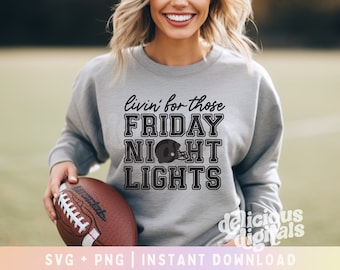 Football SVG - Friday Night Lights SVG - Game Time Bitches svg - Commercial Use, Digital File