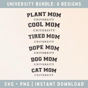 Müde Moms Club SVG Bundle Schnittdatei - Mama Leben svg - Mama Shirt - Muttertag SVG PNG - Kommerzielle Nutzung, digitale Datei