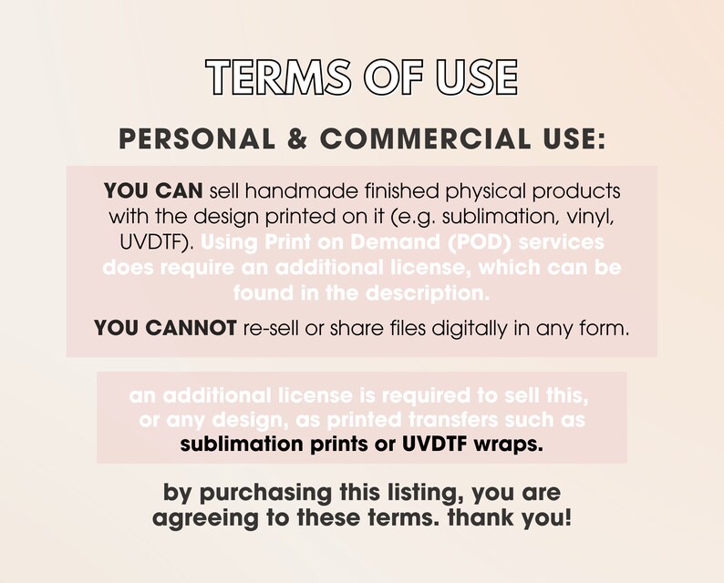Peut inclure: Conditions d'utilisation pour un design num&eacute;rique. Vous pouvez vendre des produits physiques finis faits &agrave; la main avec le design imprim&eacute; dessus, mais l'utilisation de services d'impression &agrave; la demande n&eacute;cessite une licence suppl&eacute;mentaire. Vous ne pouvez pas revendre ou partager des fichiers num&eacute;riquement sous quelque forme que ce soit. En achetant cette liste, vous acceptez ces conditions.