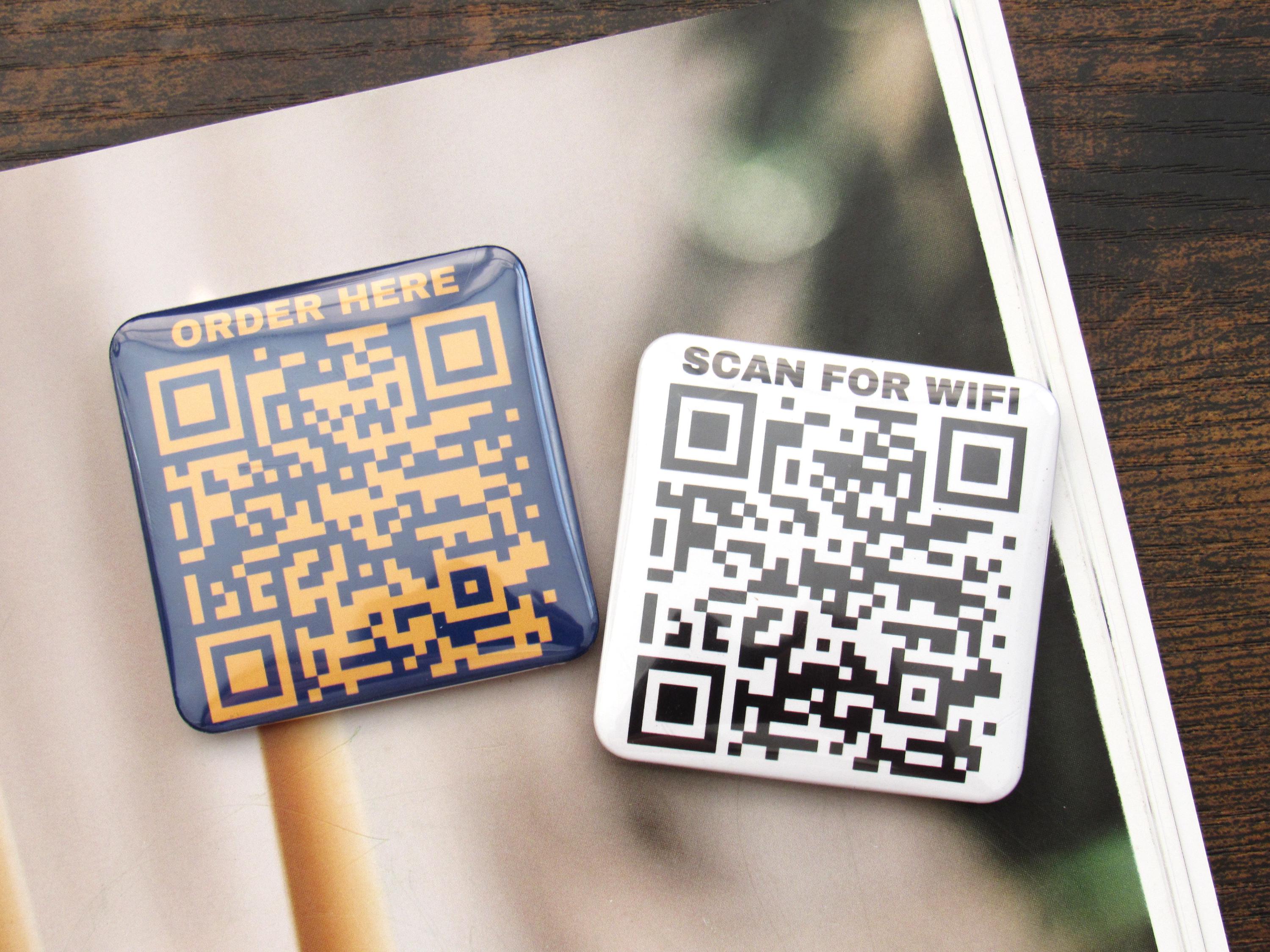 Custom QR Code Magnets Scan for Wifi Sign, Business QR Code for ...