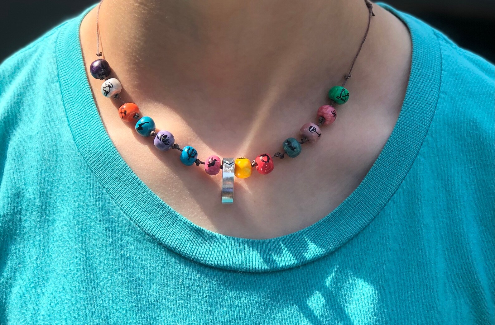 Camp Half Blood Necklace Clay bead necklace from Percy Etsy