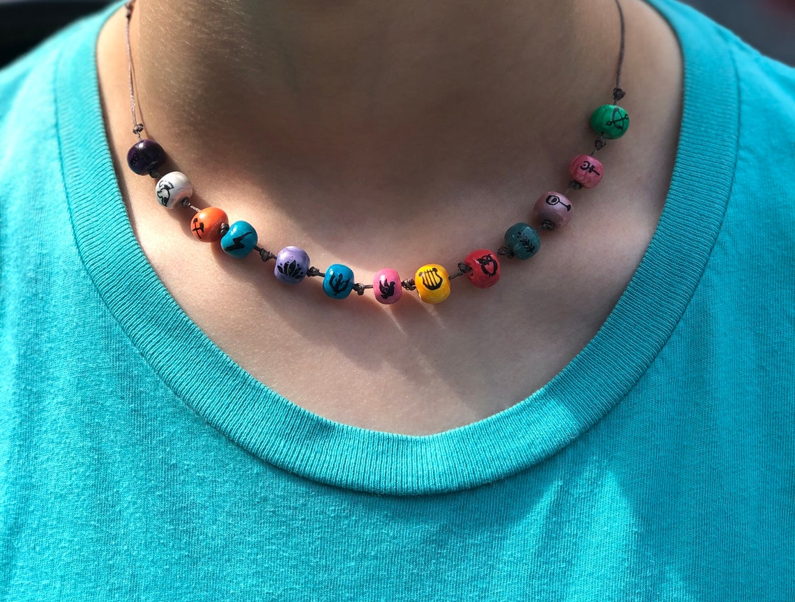 Camp Half Blood Necklace Clay bead necklace from Percy Etsy