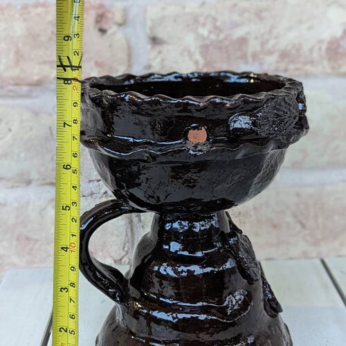 Popoxcomitl Sahumero Copalera selling Smudge Cup Incense Burner X-Large