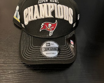 New Era Black Tampa Bay Buccaneers Super Bowl LV Champions Vestiaire 9FORTY Snapback