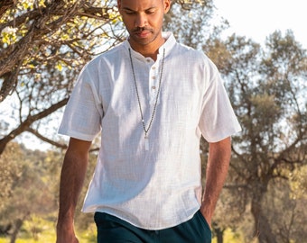 White Gauze Shirt - Etsy