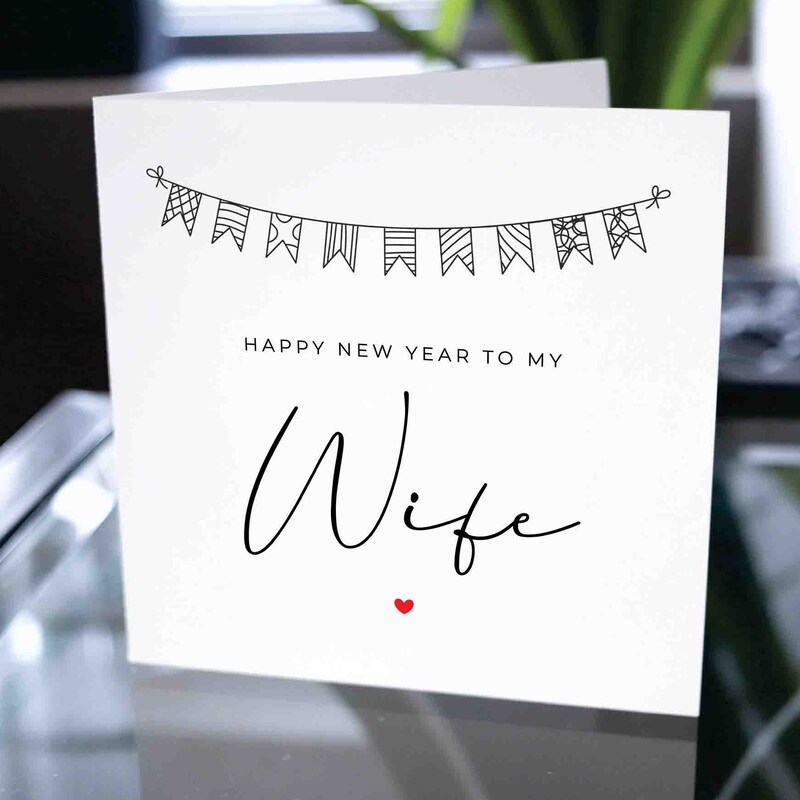Best New Year Gift for Her Greeting Card, Wallet and Love Key Chain