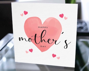 Tarjeta del día de la madre feliz, tarjeta del día de la madre para mamá, tarjeta del día de la madre para mamá, tarjeta del día de la madre linda para la madre, regalo del día de la madre lindo