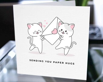 Envoi d’une carte câlin, carte Missing You, carte longue distance, carte câlin, carte pensant à vous, carte tu me manques, carte pour lui, carte pour elle
