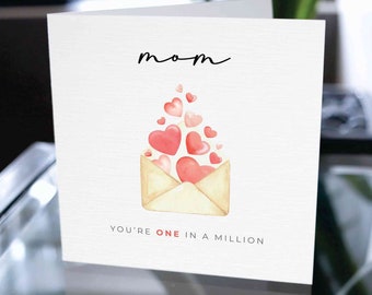 Presentkort till mamma, sött kort till mamma, födelsedagskort till mamma, födelsedagspresent till mamma, kort till mamma, kort till mamma, mors dag-kort