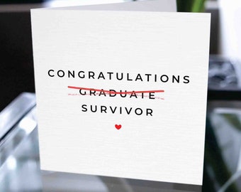 Congratulazioni per la carta di laurea, carta di incoraggiamento, carta di laurea, carta di successo, regalo di laurea, carta di laurea felice