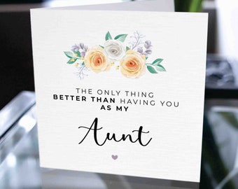 A Promotion To Great Aunt Card, Pregnancy Announcement Card, Baby Announcement Card, Expecting New Baby Card For Aunt, Great Aunt To Be