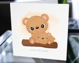 Vader's Gift Card, leuke kaart voor papa, leuke verjaardagskaart voor papa, verjaardagscadeau voor papa, kaart voor vader, vaderdagkaart