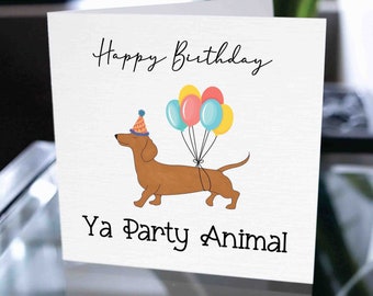 Birthday Card For Dog, Funny Pun Birthday Card, Cute Birthday Card, Dog Birthday, Funny Dog Birthday, Dog Birthday gift