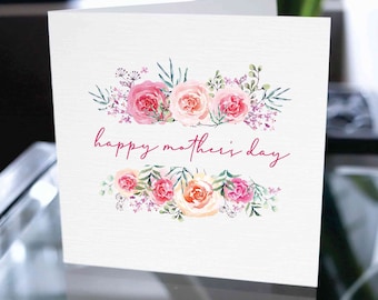 Tarjeta del Día de la Madre, Tarjeta Feliz del Día de la Madre para mamá, Tarjeta del Día de la Madre para la Madre, Tarjeta linda del Día de la Madre para mamá, Para regalo de mamá, Para mamá