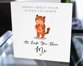 Drôle Fête Des Mères Carte Comme Mon Sœur Ungrateful Enfant Carte Pour Mère Drôle Carte, Carte Pour Elle, Carte D'Anniversaire Frères Et Soeurs Drôle