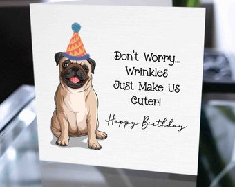Tarjeta de cumpleaños para perro, tarjeta de cumpleaños de juego de palabras divertido, tarjeta de cumpleaños de perro, cumpleaños de perro, cumpleaños de perro divertido, regalo de cumpleaños de perro