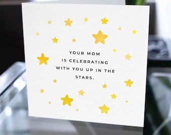 Your Mom Would Be Proud Card, Mom Memorial Card, Grieving Mom Card, Sending Hug Card, Condolence Card, Grievance Card, Bereavement Card