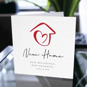 Housewarming Card, Happy 1st Home Together, First Home Together Card, intrekken met vriendkaart, intrekken met vriendinkaart