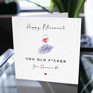 Happy Retirement Card, Retirement Gift, Retirement Card For Employee, Retirement Card For Coworker, Retirement Card For Colleague, Dad, Mom