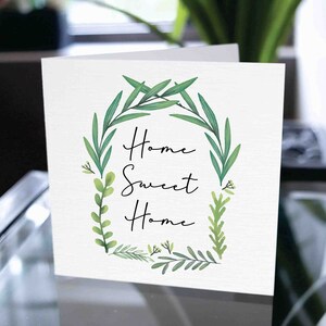 Home Sweet Home Card, Carte de pendaison de crémaillère, Carte de voeux, Félicitations pour votre nouvelle maison, Happy 1st Home, New Home Card, New House Card
