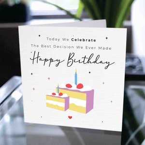 Carte de joyeux anniversaire, carte d'anniversaire pour fille ou fils, carte pour lui, carte pour elle, carte de remerciement, carte de célébration d'anniversaire