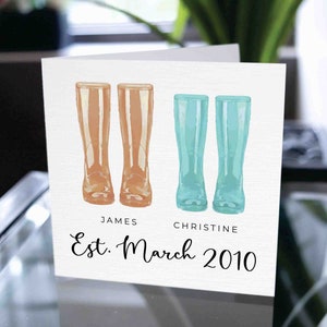 Anniversary Card, Congratulations Engagement Card, Custom Wedding Card, Custom Engagement Card, Wedding Card