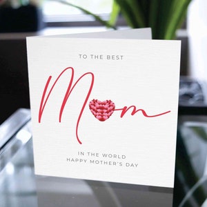 Tarjeta feliz del día de la madre, tarjeta del día de la madre para mamá, tarjeta del día de la madre para mamá, tarjeta linda del día de la madre para la madre, tarjeta para la mejor mamá