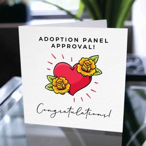 Adoption Card, Adoption Congratulation Crad, New Baby Adoption Card, Foster Child, Foster Parents, Adoption Anniversary, Baby Shower Card