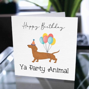 Birthday Card For Dog, Funny Pun Birthday Card, Cute Birthday Card, Dog Birthday, Funny Dog Birthday, Dog Birthday gift