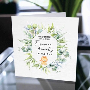 Carte Bienvenue dans le monde petit, carte de naissance, carte de bébé, carte de baby shower, carte de félicitations de bébé, carte de félicitations de bébé