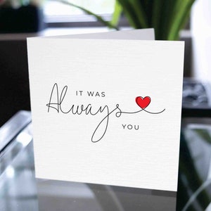 Anniversary Card, Card For Her/Him, Wedding Anniversary Card, Anniversary Gift, For Wife, For Husband, For Girlfriend, For Boyfriend