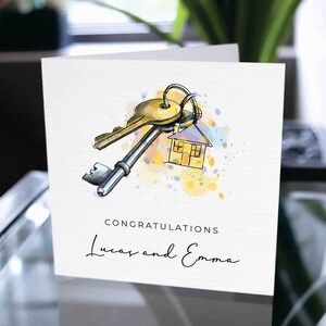 Aangepaste Housewarming-kaart, gelukkig 1e huis samen, gefeliciteerd met je eerste huis samen-kaart, gefeliciteerd met je nieuwe huiskaart