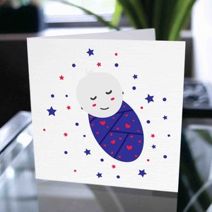 Newborn Baby Card, Newborn Baby Gift, Baby Girl Card, Baby Boy Card, New Baby Gift, Expecting Card, Baby Shower Card, Baby Birth Card