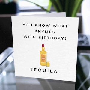 Birthday Card For Boyfriend, Tequila Birthday Card for Boyfriend, Birthday Card For Him, Birthday Gift For Him, Anniversary Gift For Him
