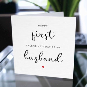 First Valentines Day Together Card, First Valentines Day Card For Him, Valentines Day Card For Husband, Cute Valentines Day Card for Him