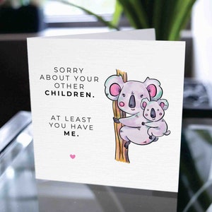 Mutter Geschenk Karte, lustige Karte für Mama, alles Gute zum Geburtstag Karte für Mutter, Geburtstagskarte für Mama, für Mama Geschenk, für Mama, Muttertagskarte