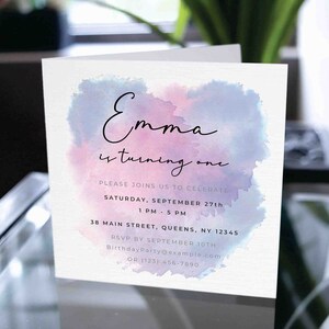 Carte d'invitation personnalisée, Cartes d'invitation pour un événement, Faire-part de fête d'anniversaire, Carte d'invitation d'anniversaire personnalisée, Vous êtes invité