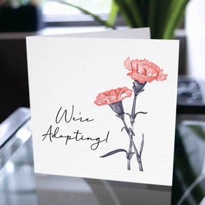 Adoption Card, Adoption Congratulation Crad, New Baby Adoption Card, Foster Child, Foster Parents, Adoption Anniversary, Baby Shower Card